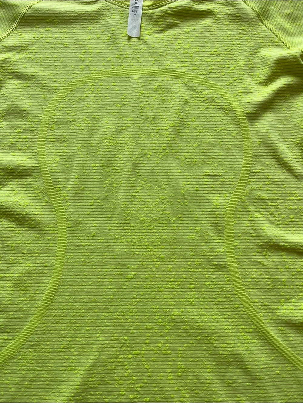 lululemon athletica NWT Swiftly Tech SS 2.0 Disorted Noise Neon Lemon Sorbet-10